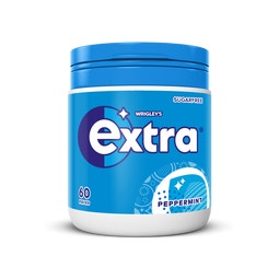 EXTRA Peppermint Chewing Gum Sugarfree Bottle 60 pieces image