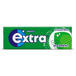 EXTRA Spearmint Chewing Gum Sugarfree 10 pieces image