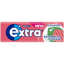 EXTRA Watermelon Flavour Sugarfree Chewing Gum 10 pieces image