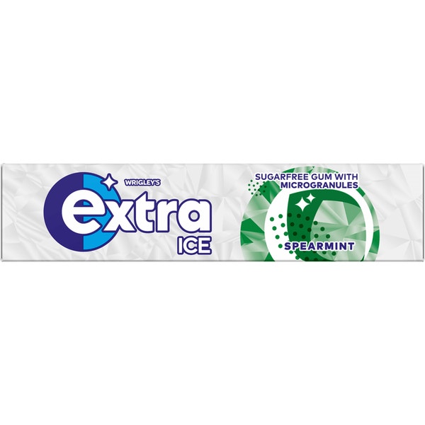 EXTRA Ice Spearmint Chewing Gum Sugarfree 10 Pieces
