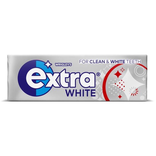EXTRA White Chewing Gum Sugarfree 10 Pieces