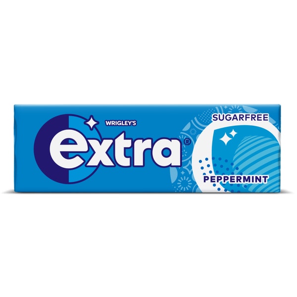 EXTRA Peppermint Chewing Gum Sugarfree 10 Pieces