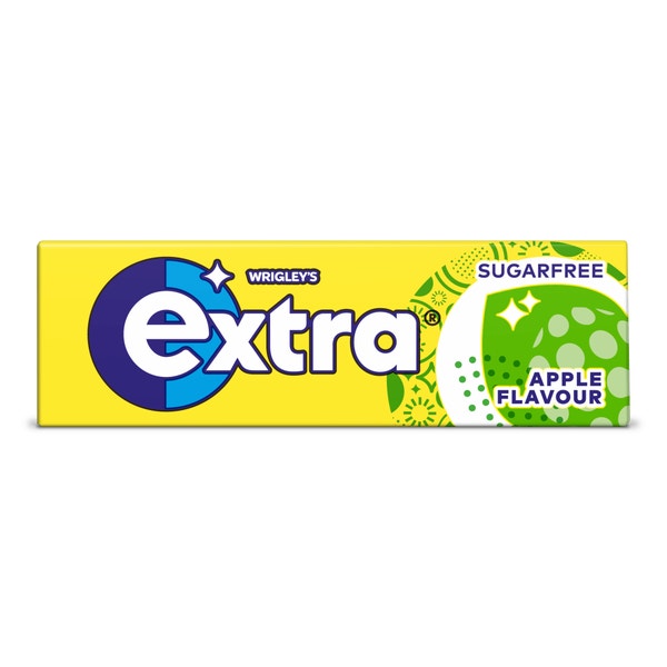 EXTRA Apple Flavour Sugarfree Chewing Gum 10 pieces