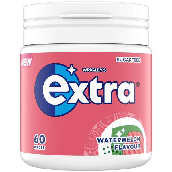 EXTRA Watermelon Flavour Sugarfree Chewing Gum 60 pieces