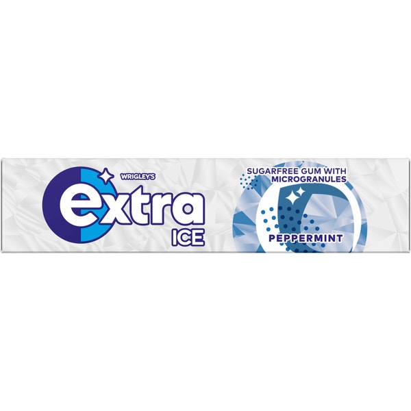 EXTRA Ice Peppermint Chewing Gum Sugarfree 10 Pieces