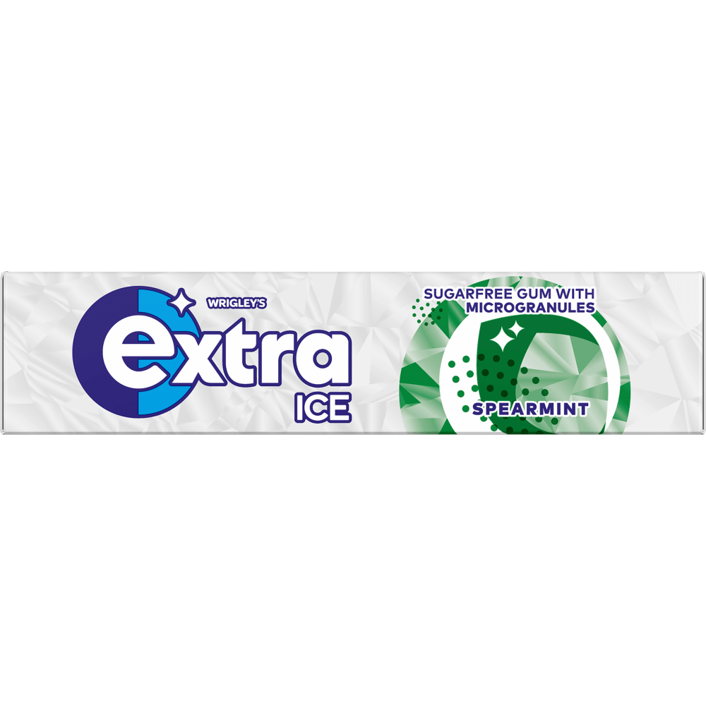 EXTRA Ice Spearmint Chewing Gum Sugarfree 10 Pieces