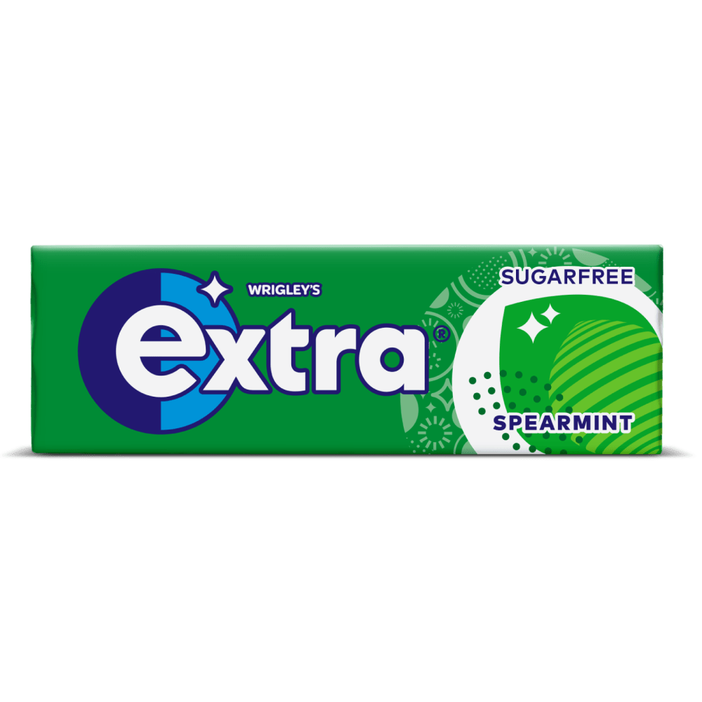 EXTRA Spearmint Chewing Gum Sugarfree 10 pieces