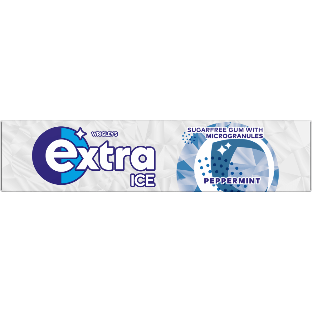 EXTRA Ice Peppermint Chewing Gum Sugarfree 10 Pieces