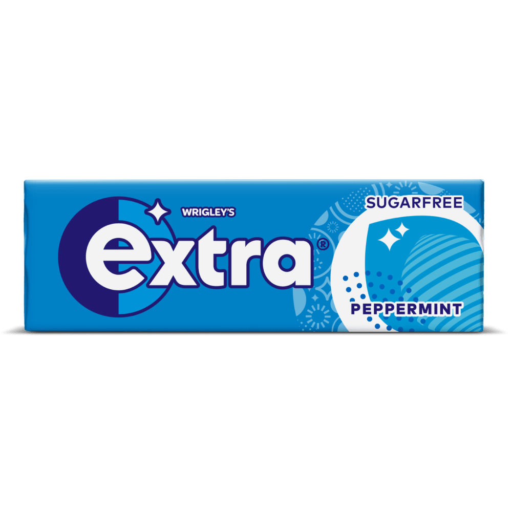 EXTRA Peppermint Chewing Gum Sugarfree 10 Pieces